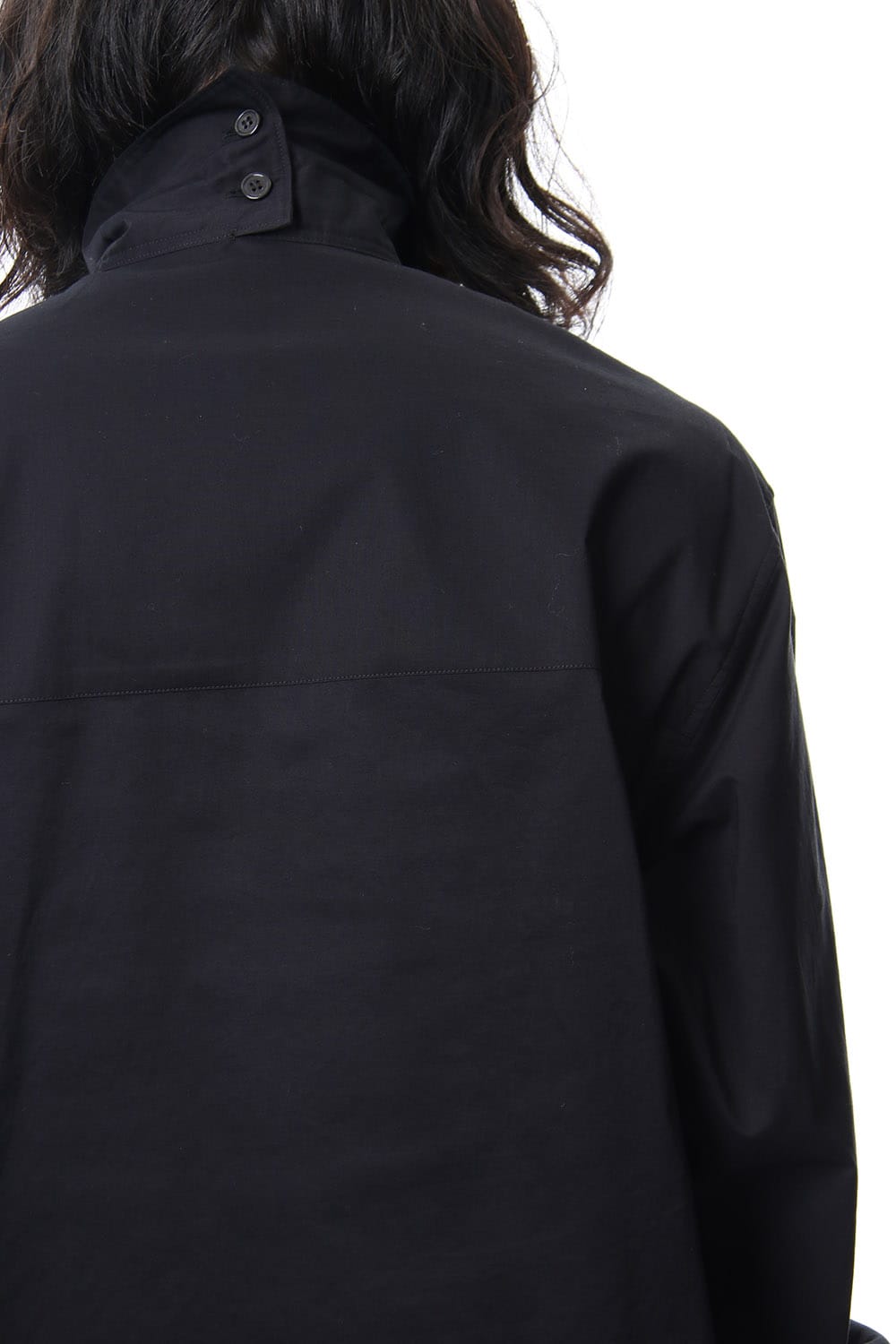 Open Button Stand Shirt