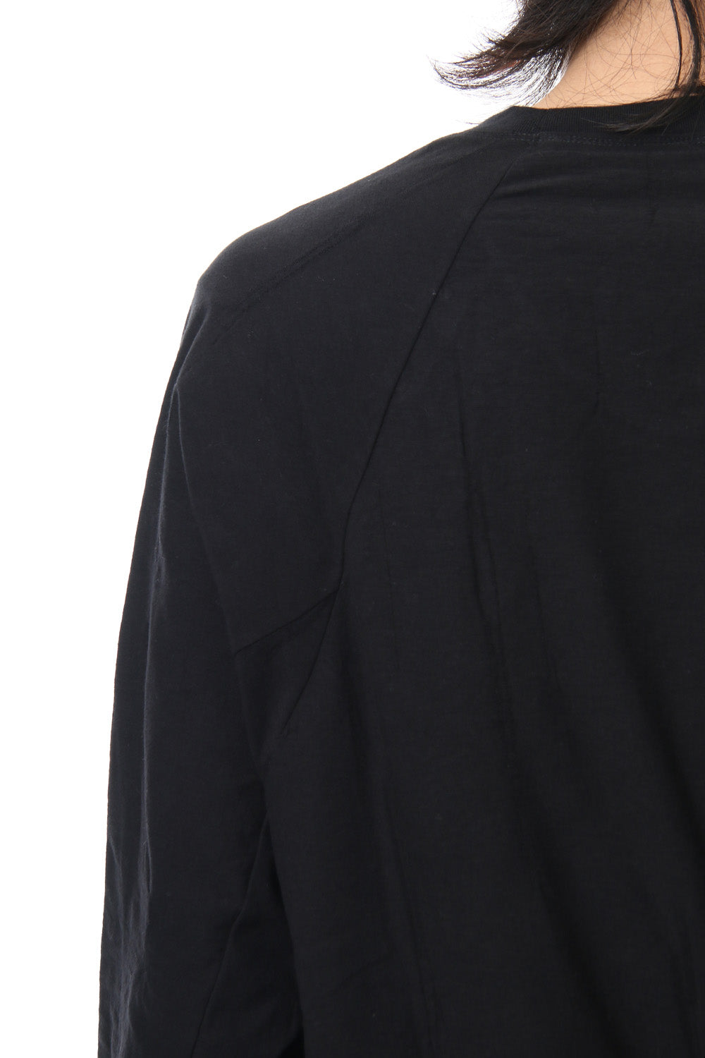 DRAPING CUT AND SEWN Black