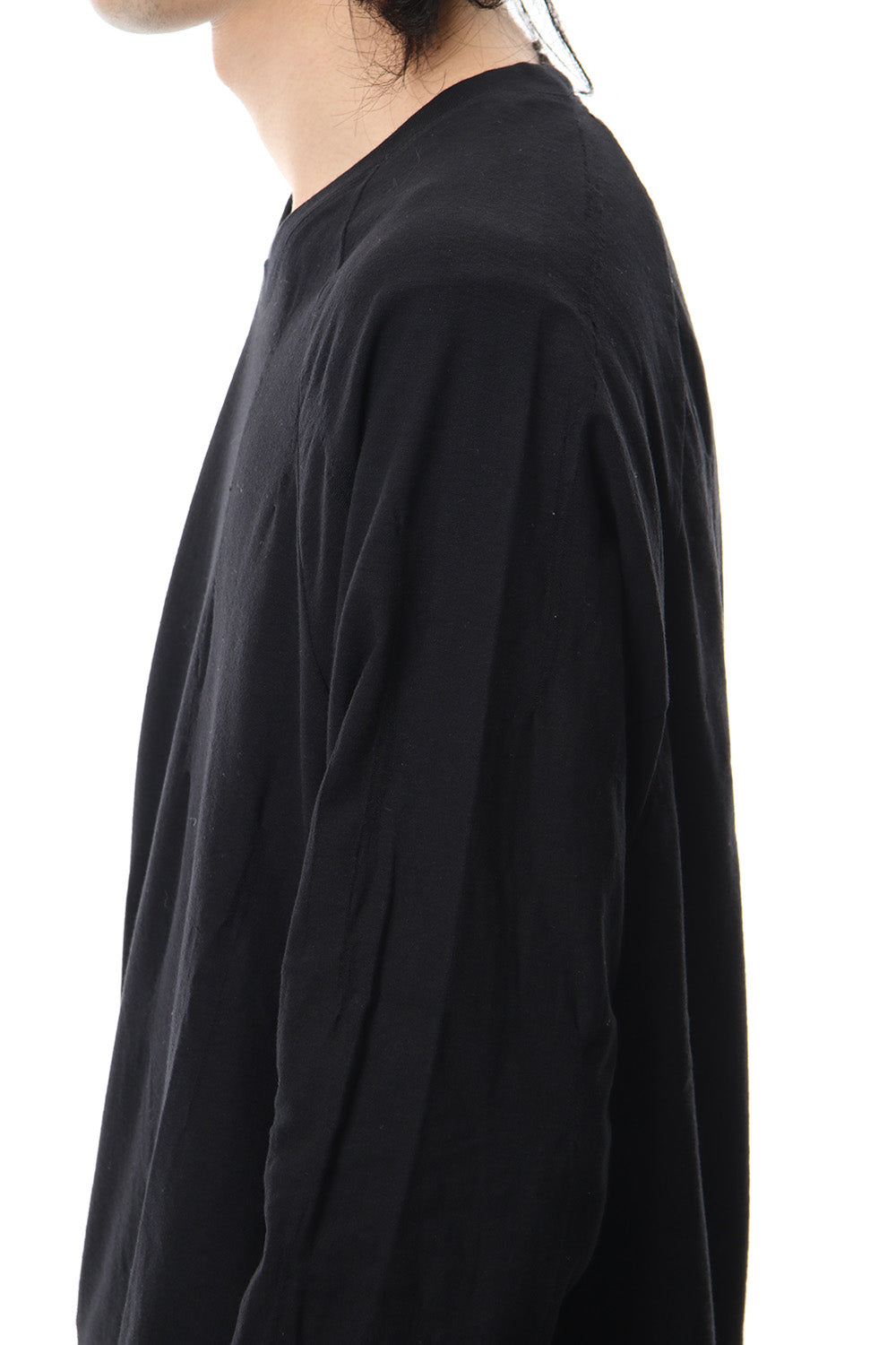 DRAPING CUT AND SEWN Black