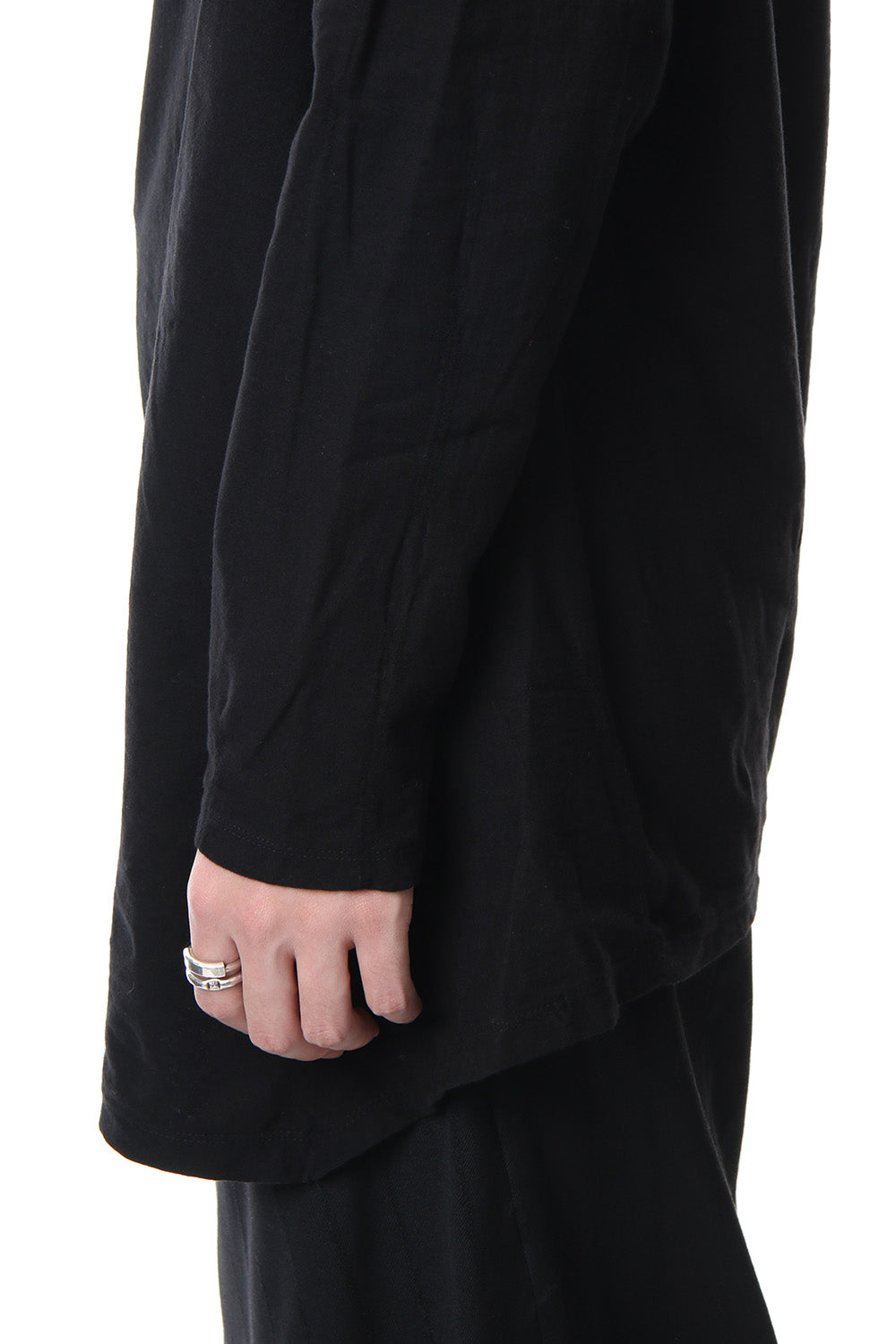 DRAPING CUT AND SEWN Black