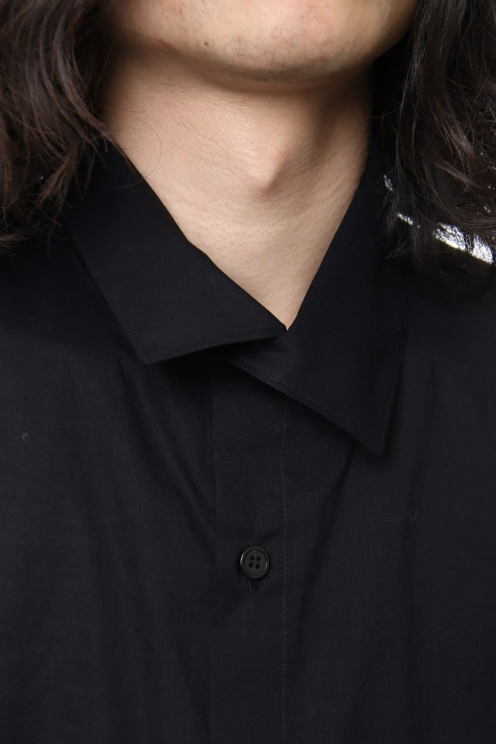 Open Button Stand Shirt