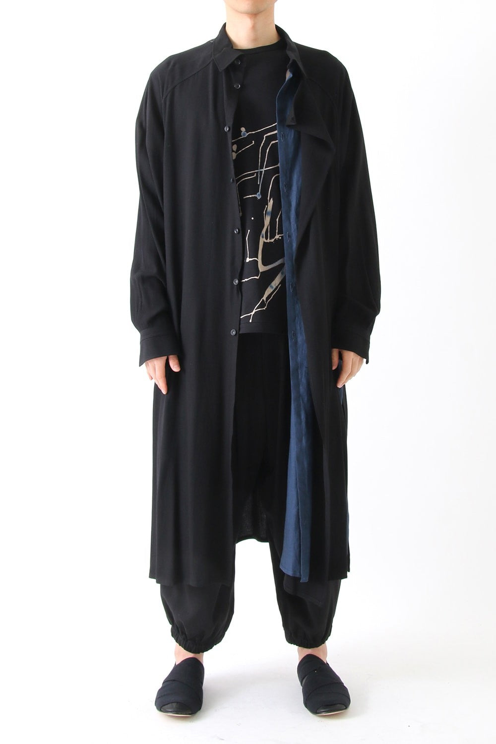 Double Left Side Shirt Coat