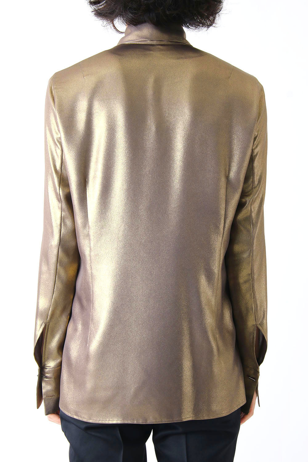 METALIC GEORGETTE SHIRT