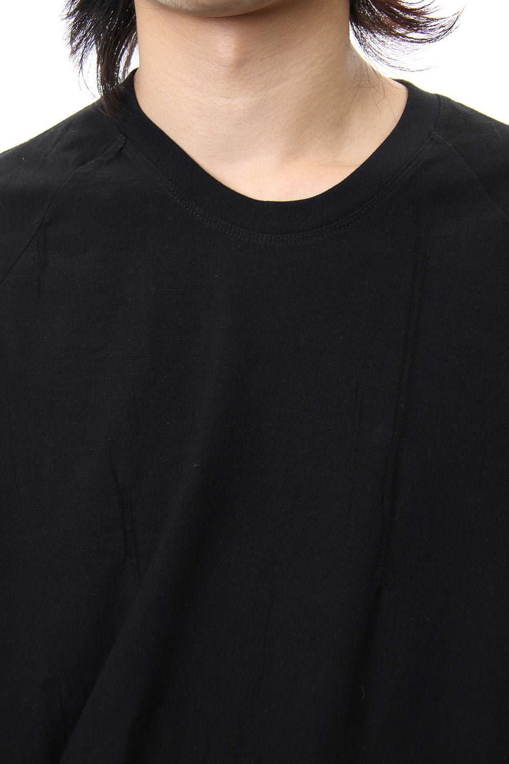 DRAPING CUT AND SEWN Black