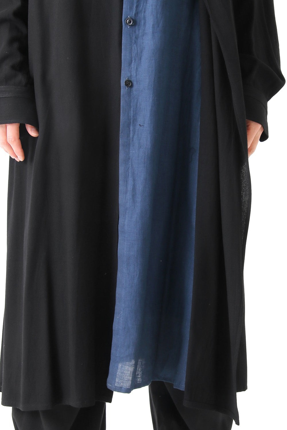 Double Left Side Shirt Coat