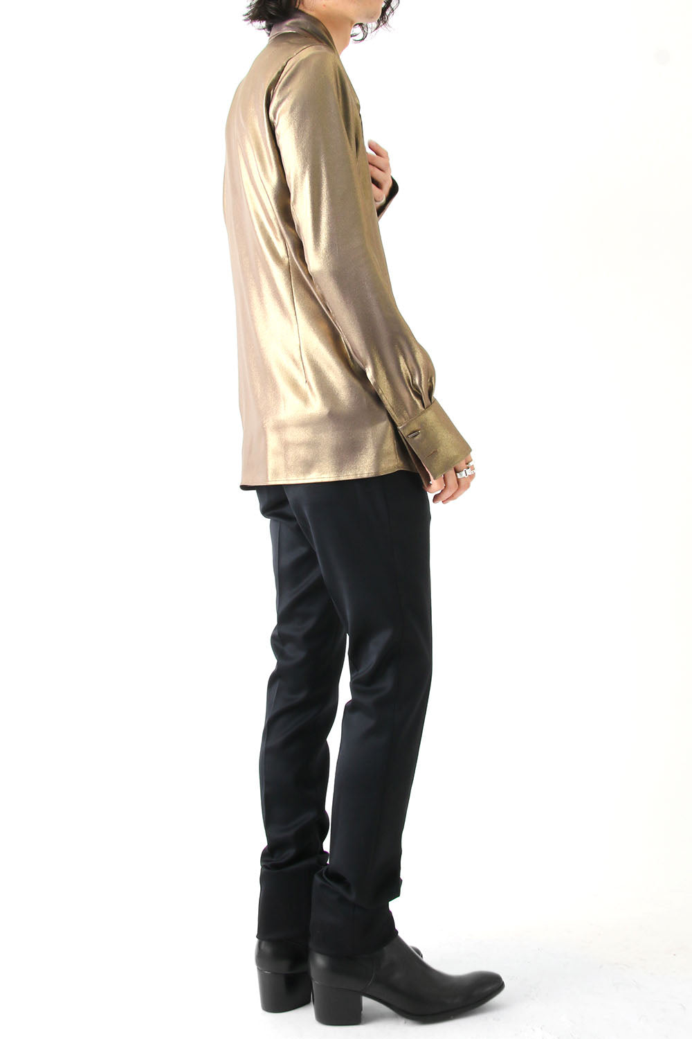 METALIC GEORGETTE SHIRT