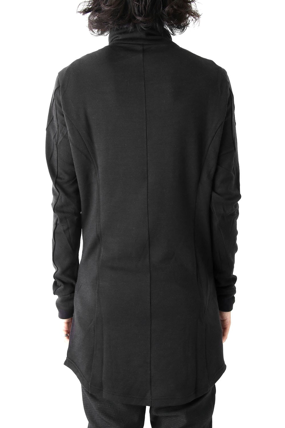 High Neck Long Sleeve Wool & Rayon