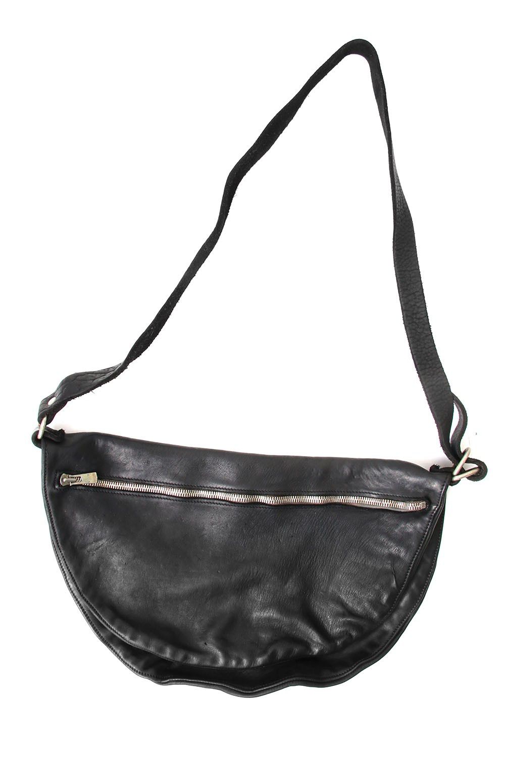 Q09M - Medium Leather Folded Belt Bag
