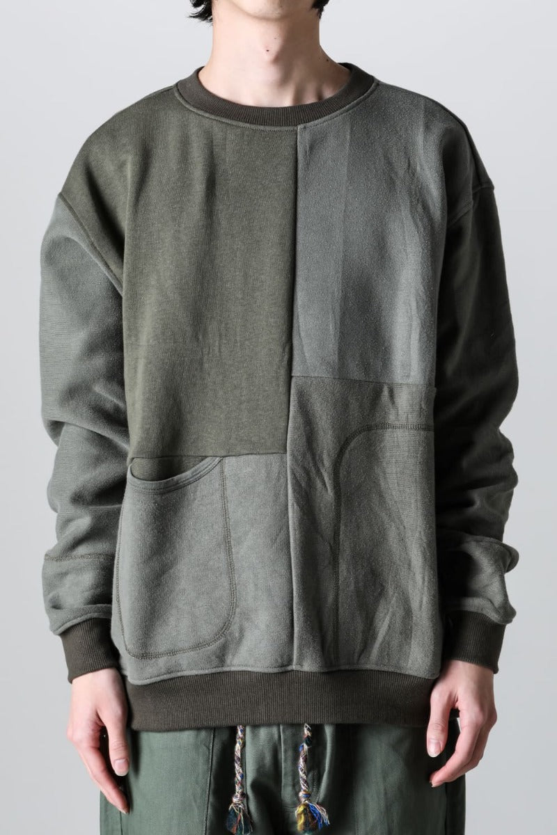 Military Reverse Sweat  Khaki