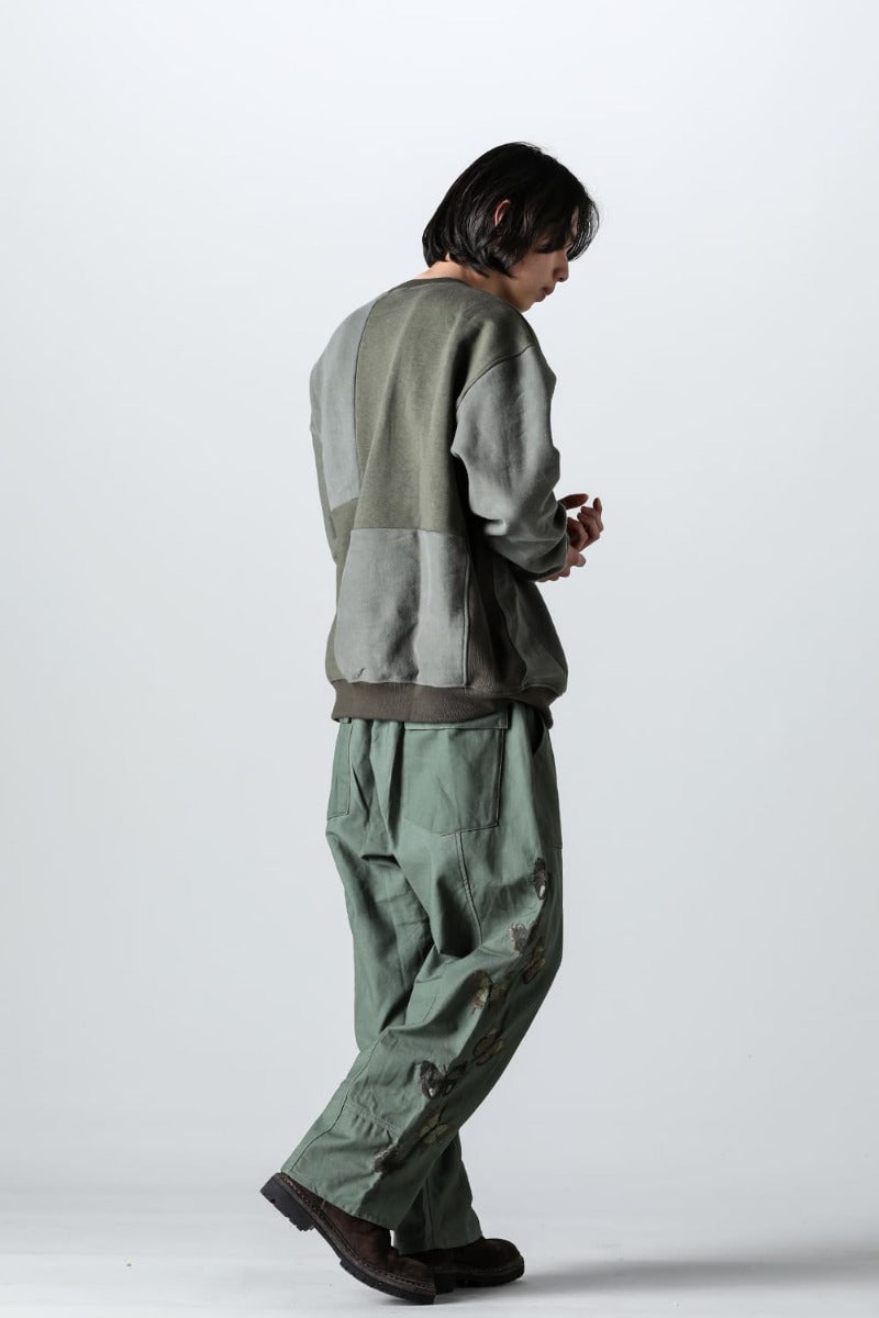 Military Reverse Sweat  Khaki