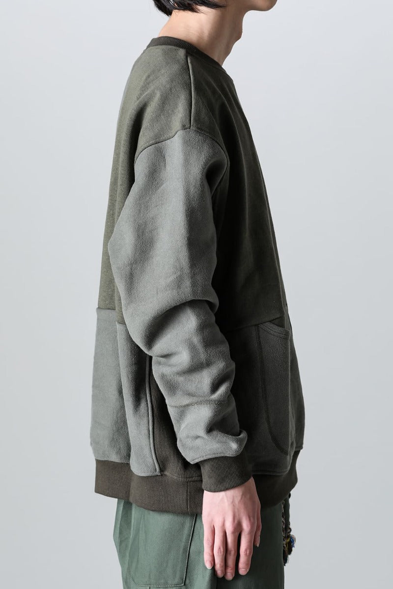 Military Reverse Sweat  Khaki