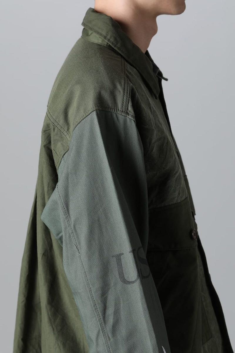 Fire EMB jacket  Denim - L1