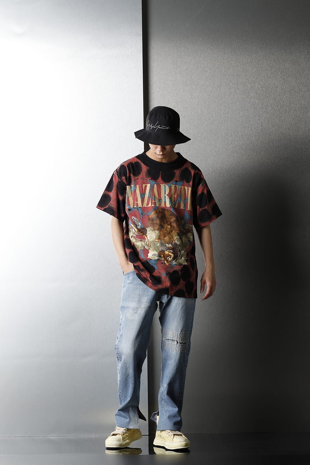 REWORKED DENIM PANTS