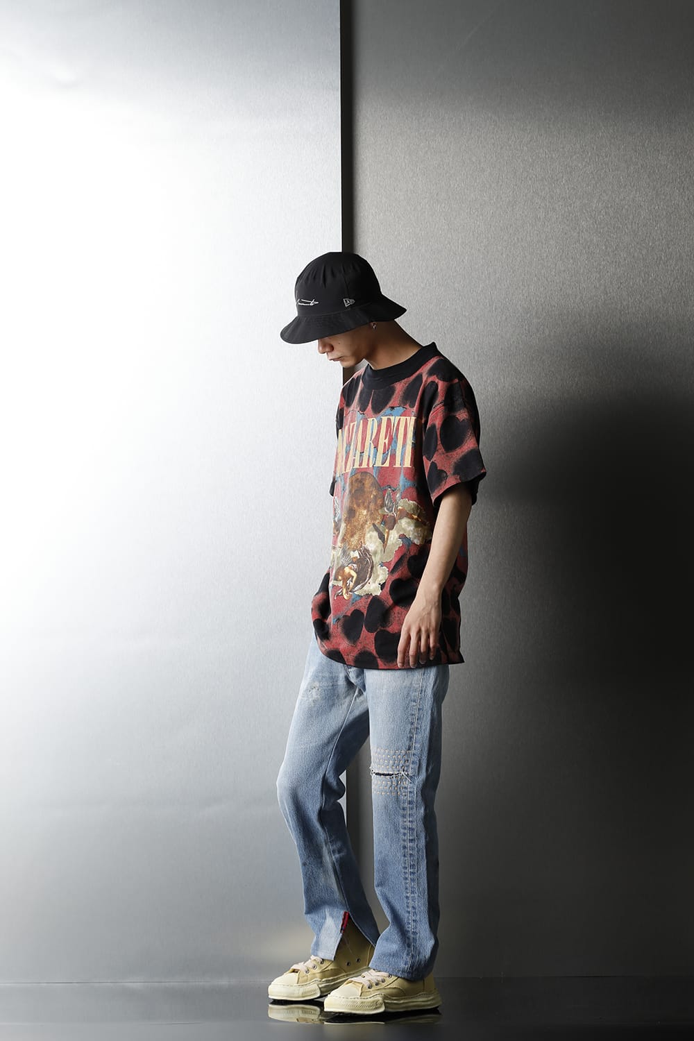 REWORKED DENIM PANTS