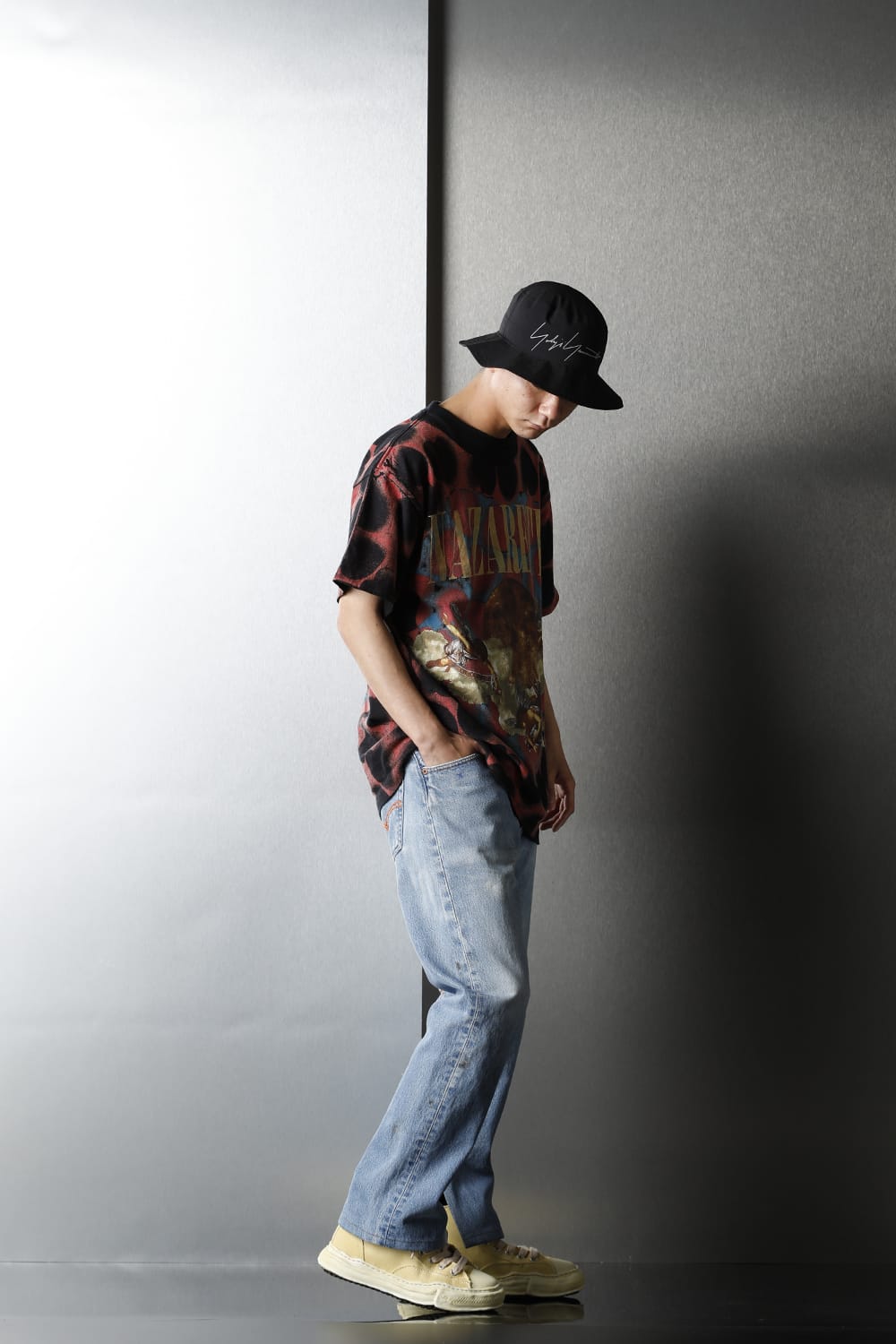 REWORKED DENIM PANTS