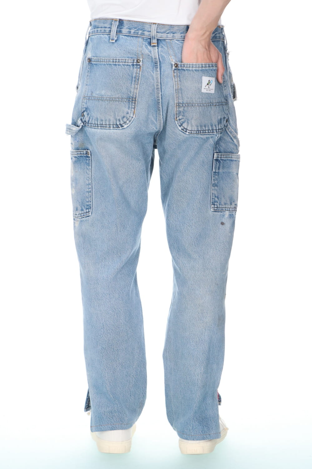 REWORKED PAINTER DENIM PANTS