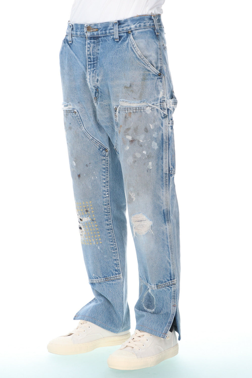 REWORKED PAINTER DENIM PANTS