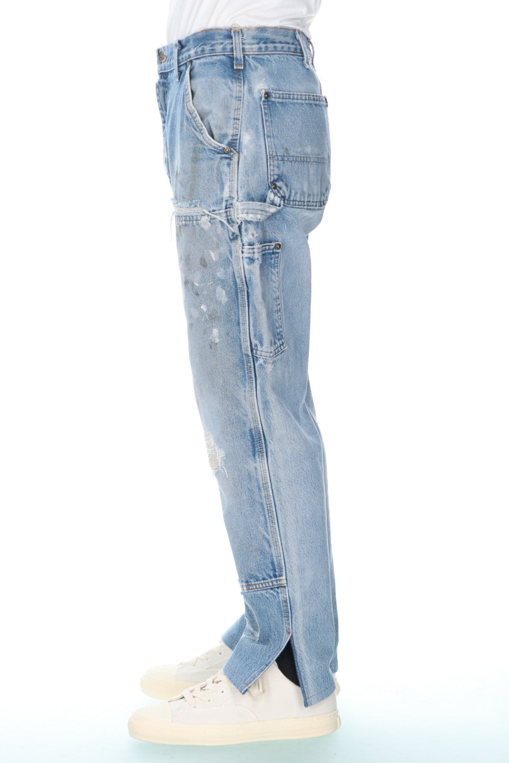 REWORKED PAINTER DENIM PANTS