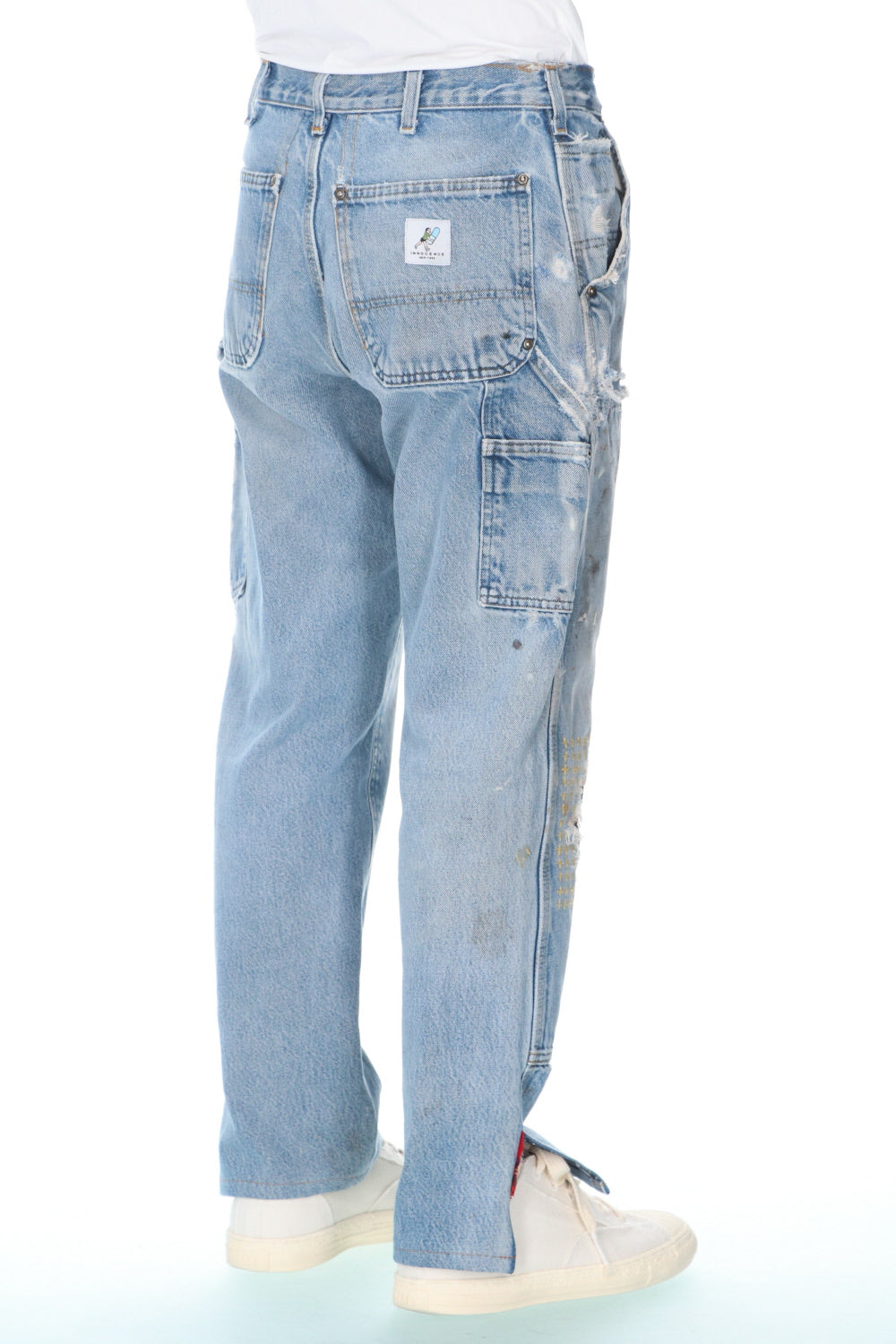 REWORKED PAINTER DENIM PANTS