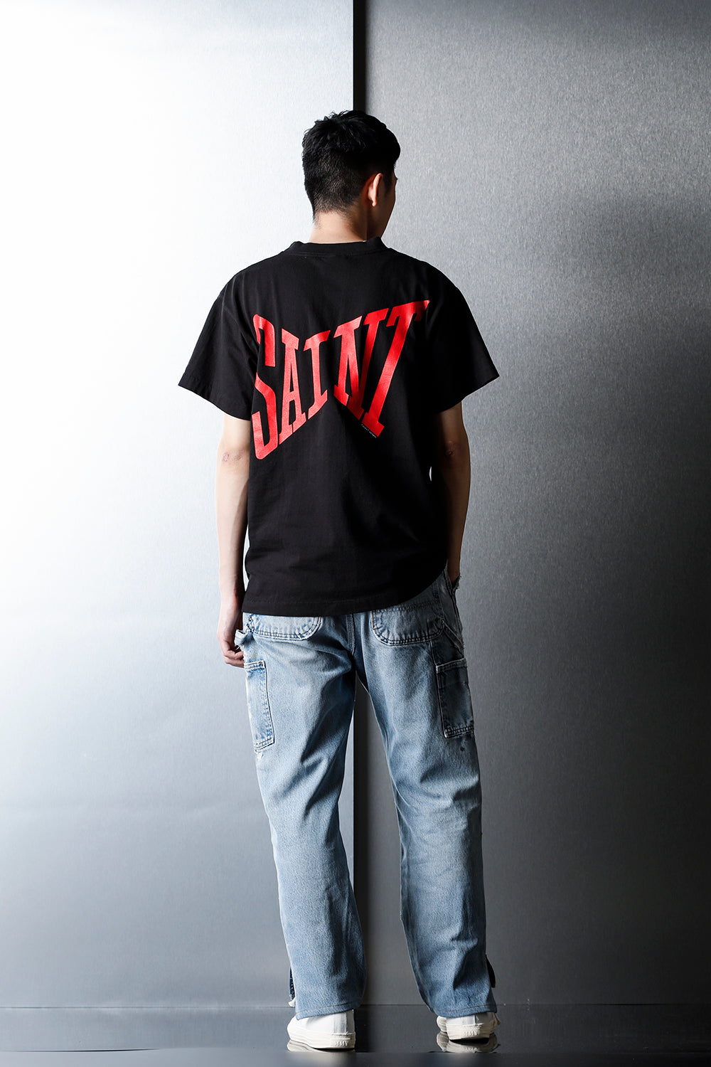 REWORKED PAINTER DENIM PANTS