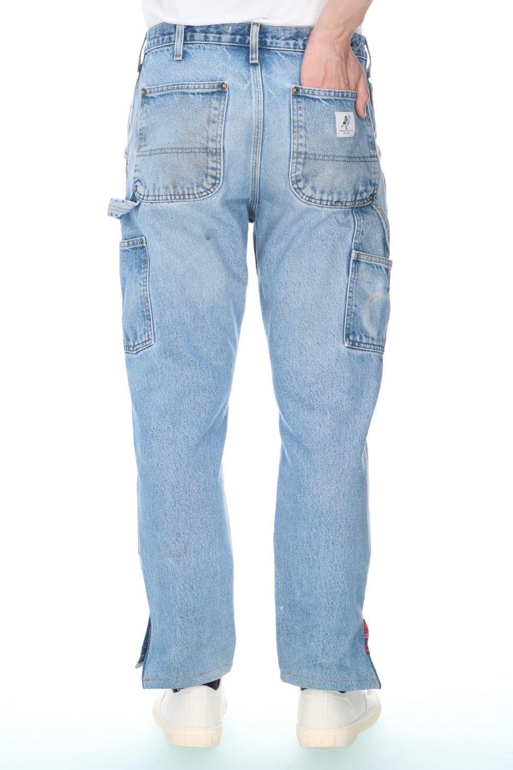REWORKED PAINTER DENIM PANTS
