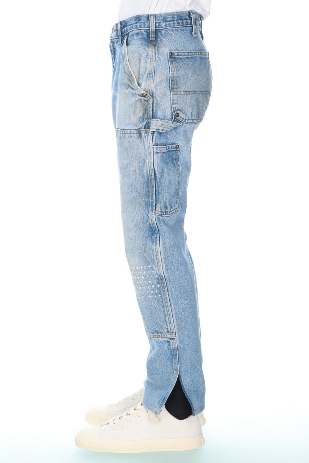 REWORKED PAINTER DENIM PANTS
