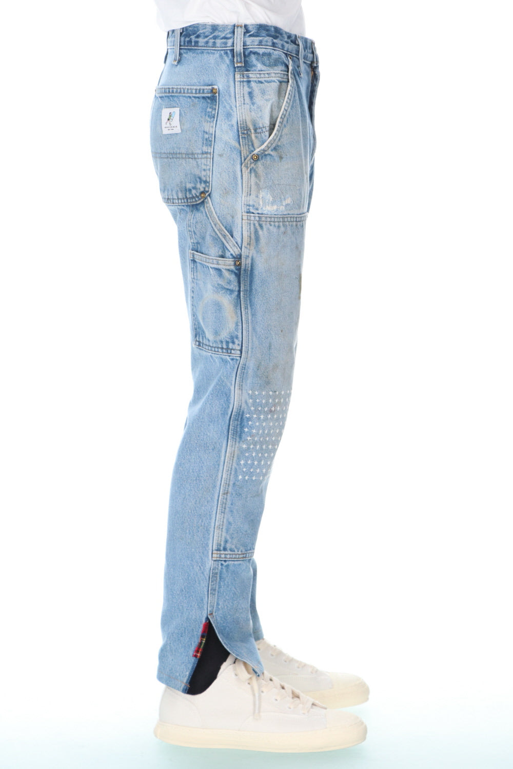 REWORKED PAINTER DENIM PANTS