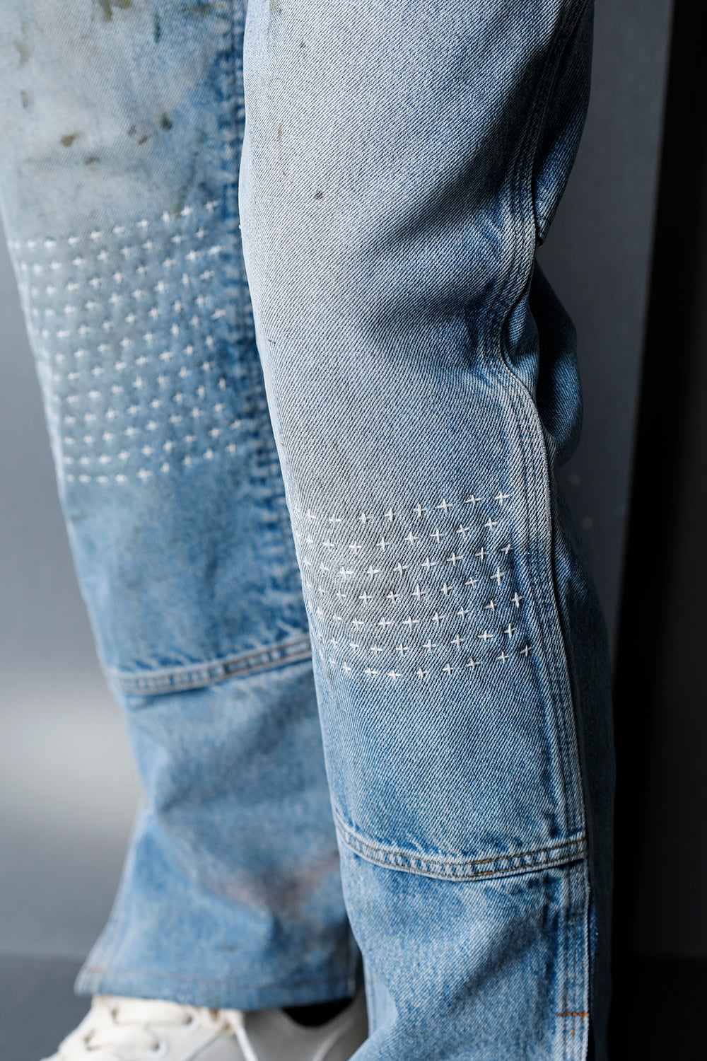 REWORKED PAINTER DENIM PANTS