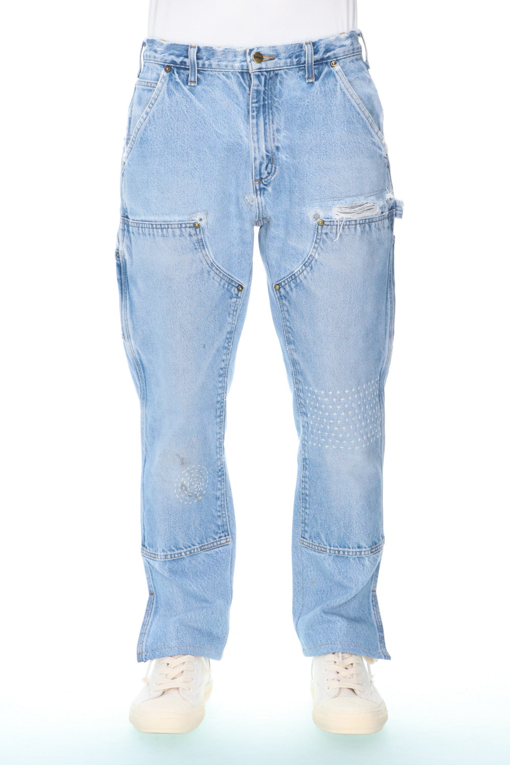 REWORKED PAINTER DENIM PANTS