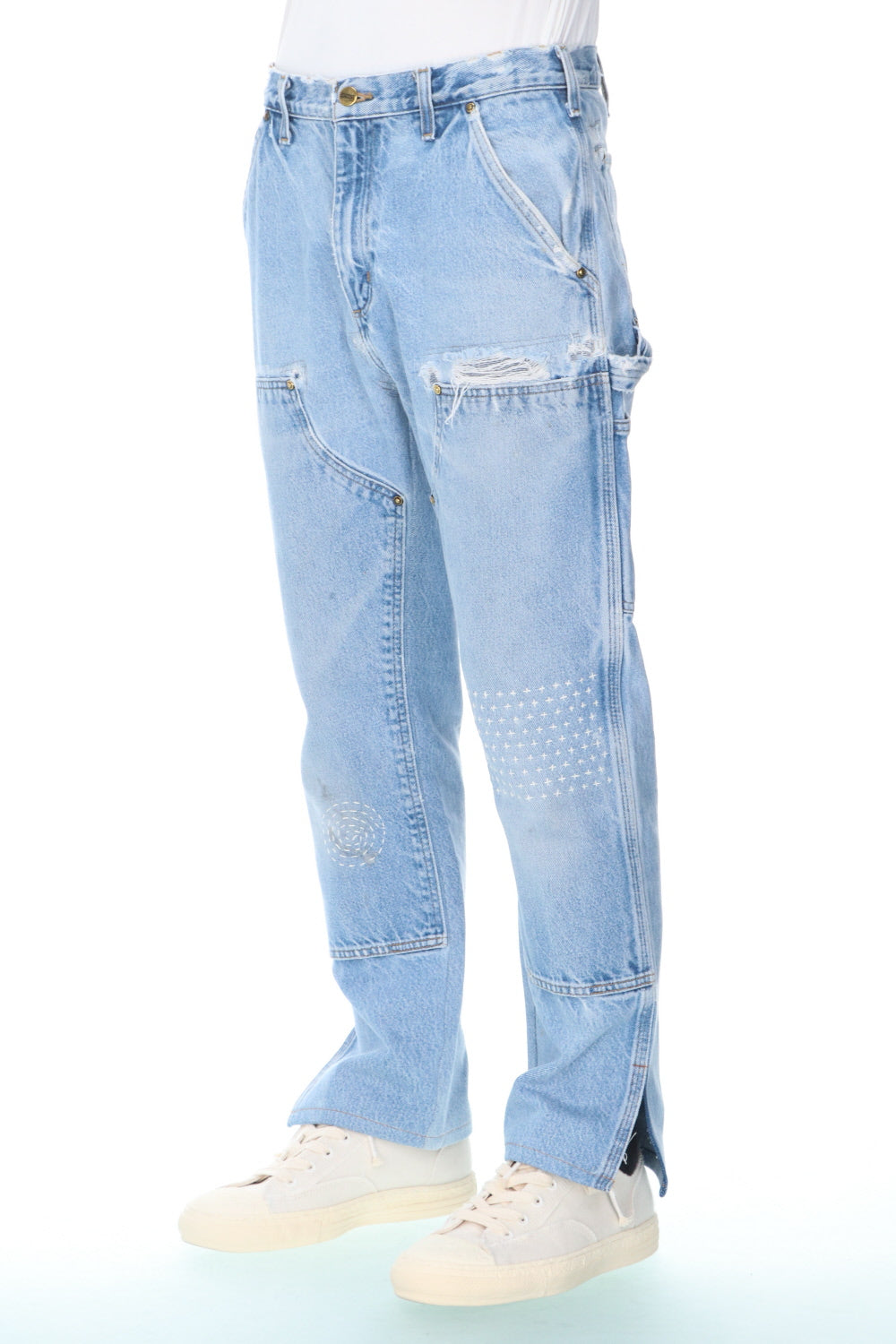 REWORKED PAINTER DENIM PANTS