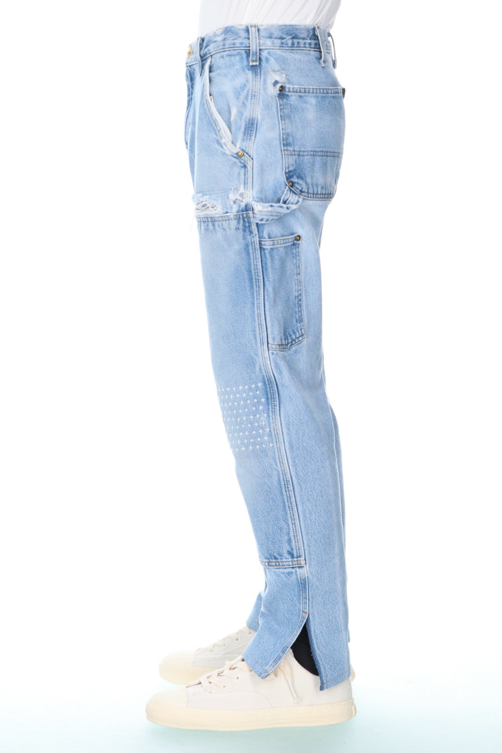 REWORKED PAINTER DENIM PANTS