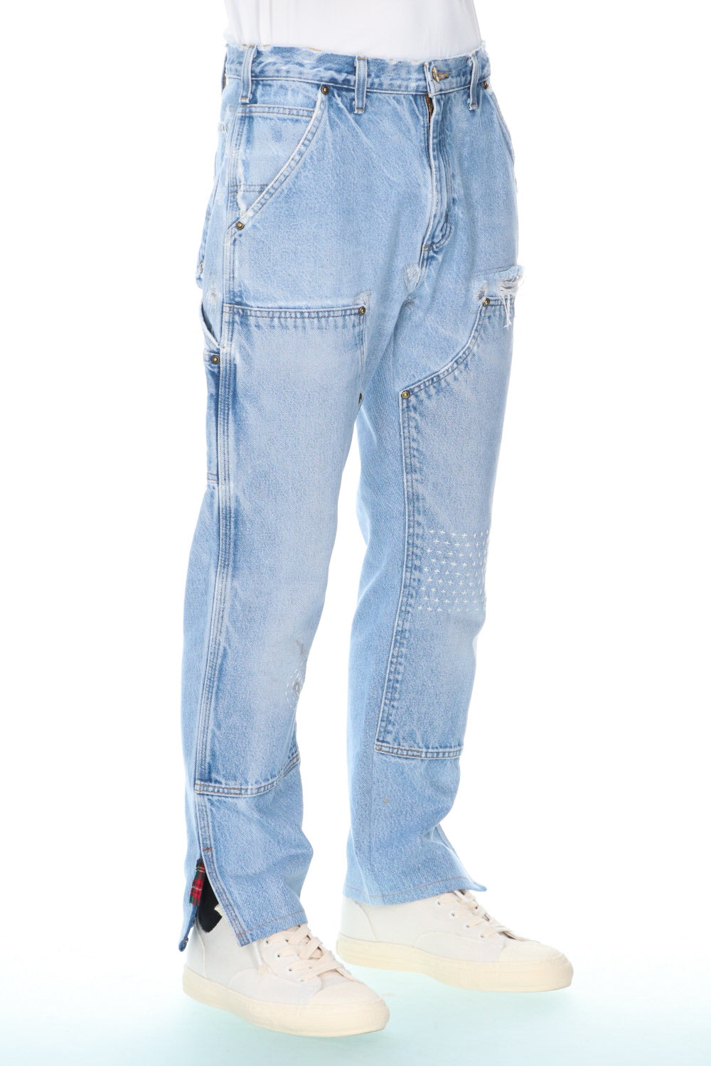 REWORKED PAINTER DENIM PANTS