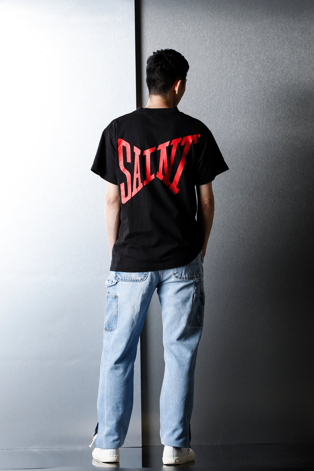 REWORKED PAINTER DENIM PANTS