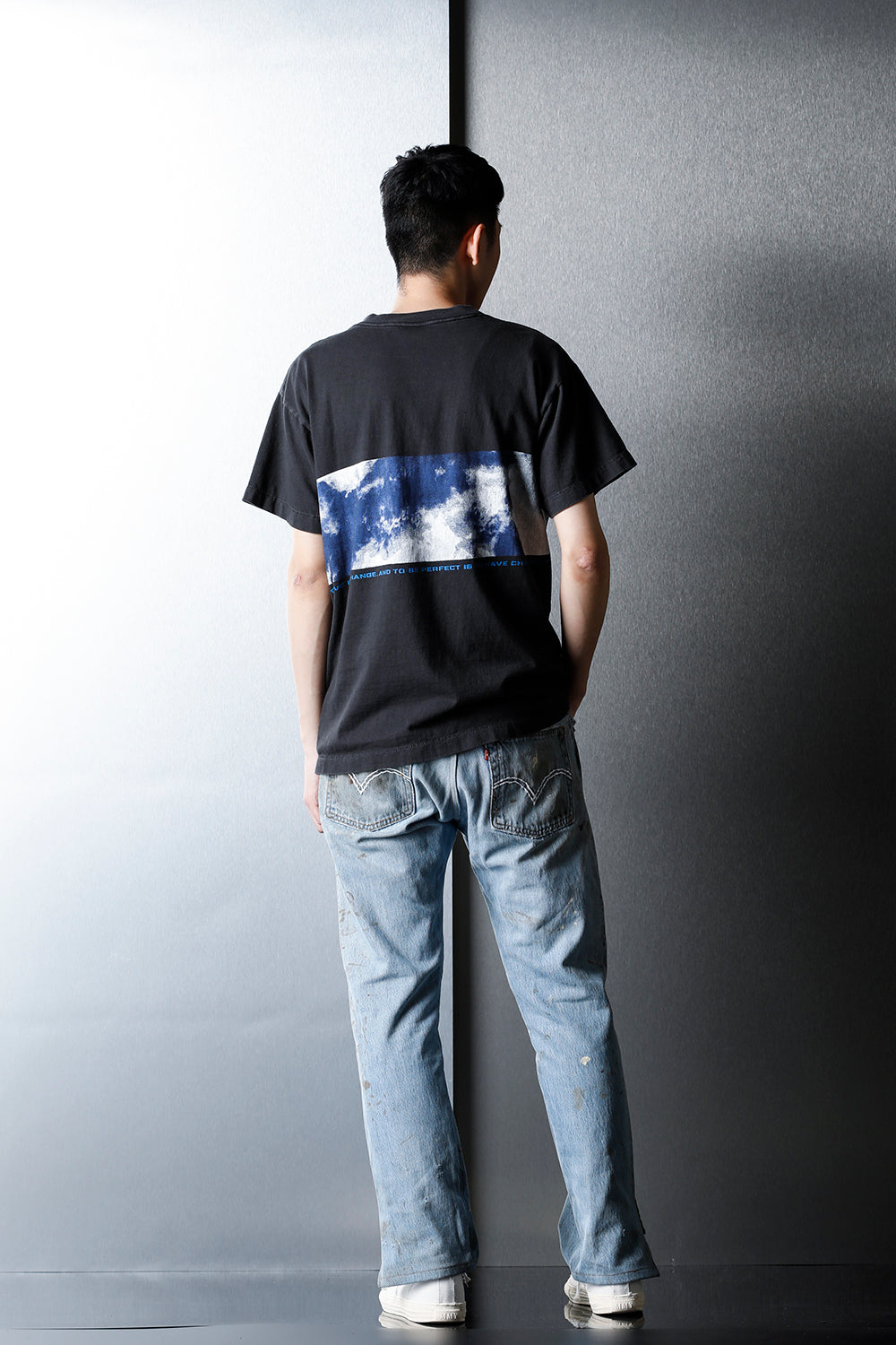 REWORKED DENIM PANTS