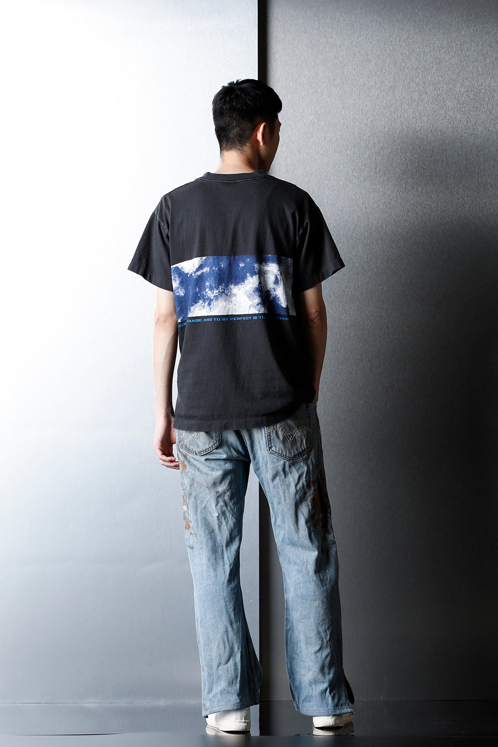 REWORKED DENIM PANTS