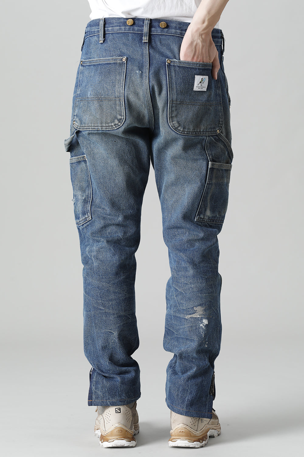 REWORKED PAINTER DENIM PANTS