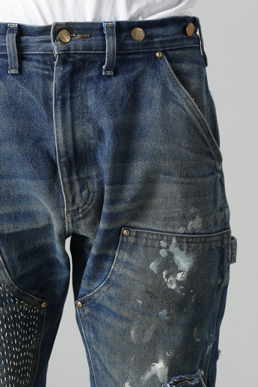 REWORKED PAINTER DENIM PANTS