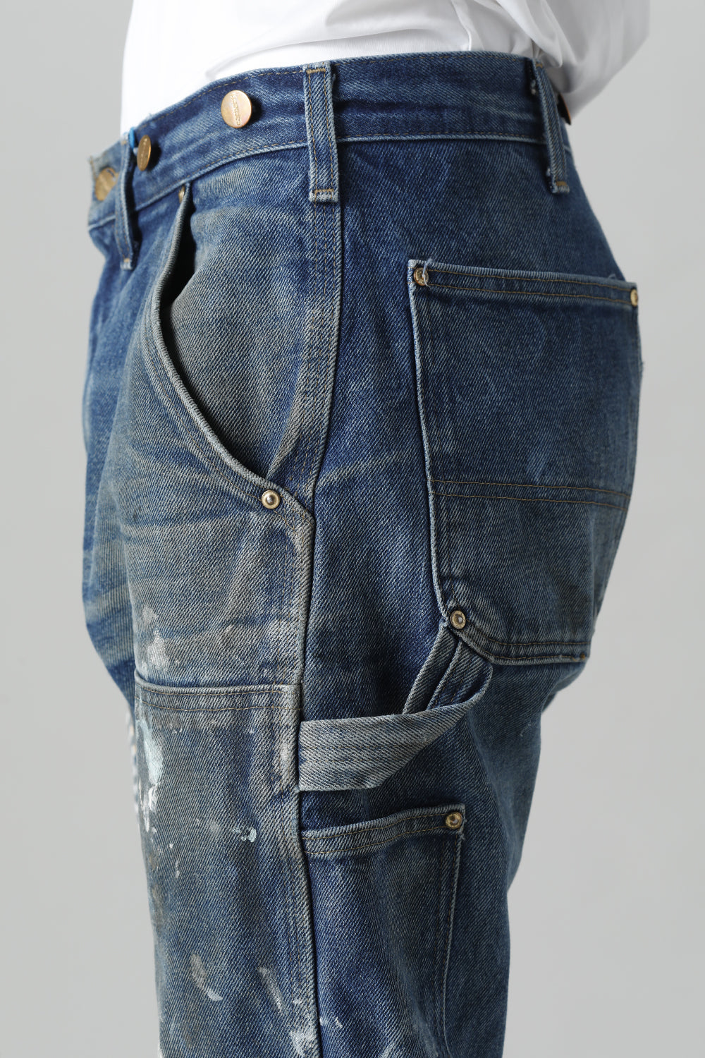 REWORKED PAINTER DENIM PANTS