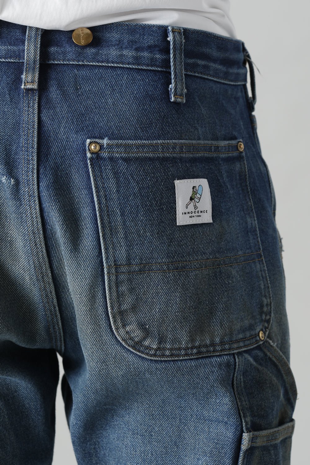 REWORKED PAINTER DENIM PANTS