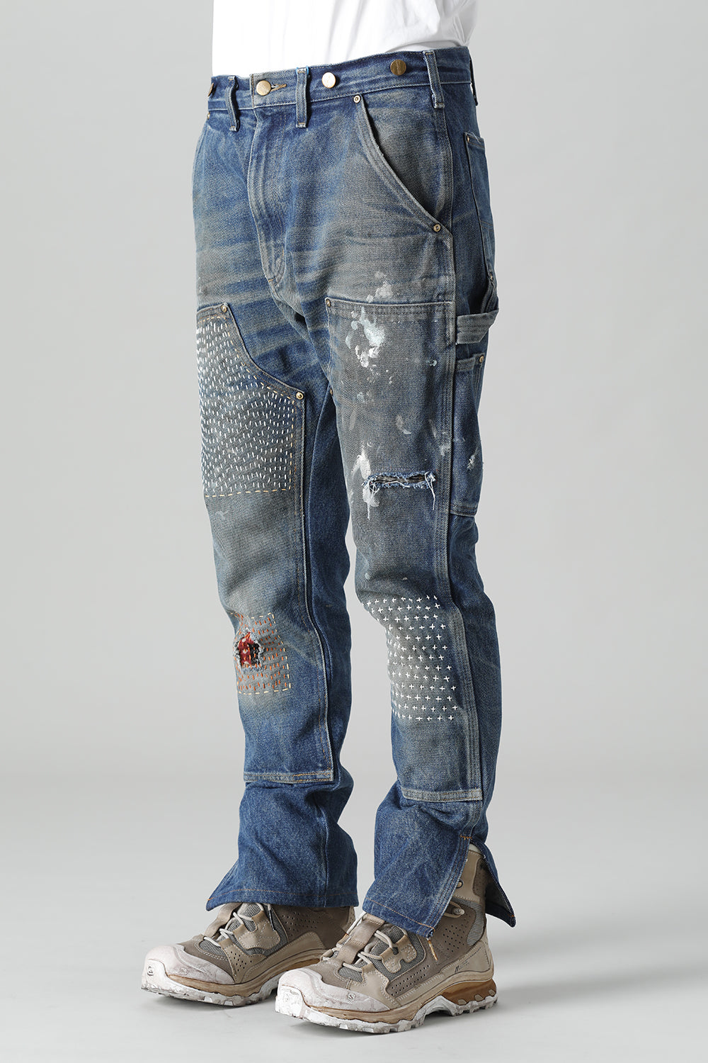 REWORKED PAINTER DENIM PANTS
