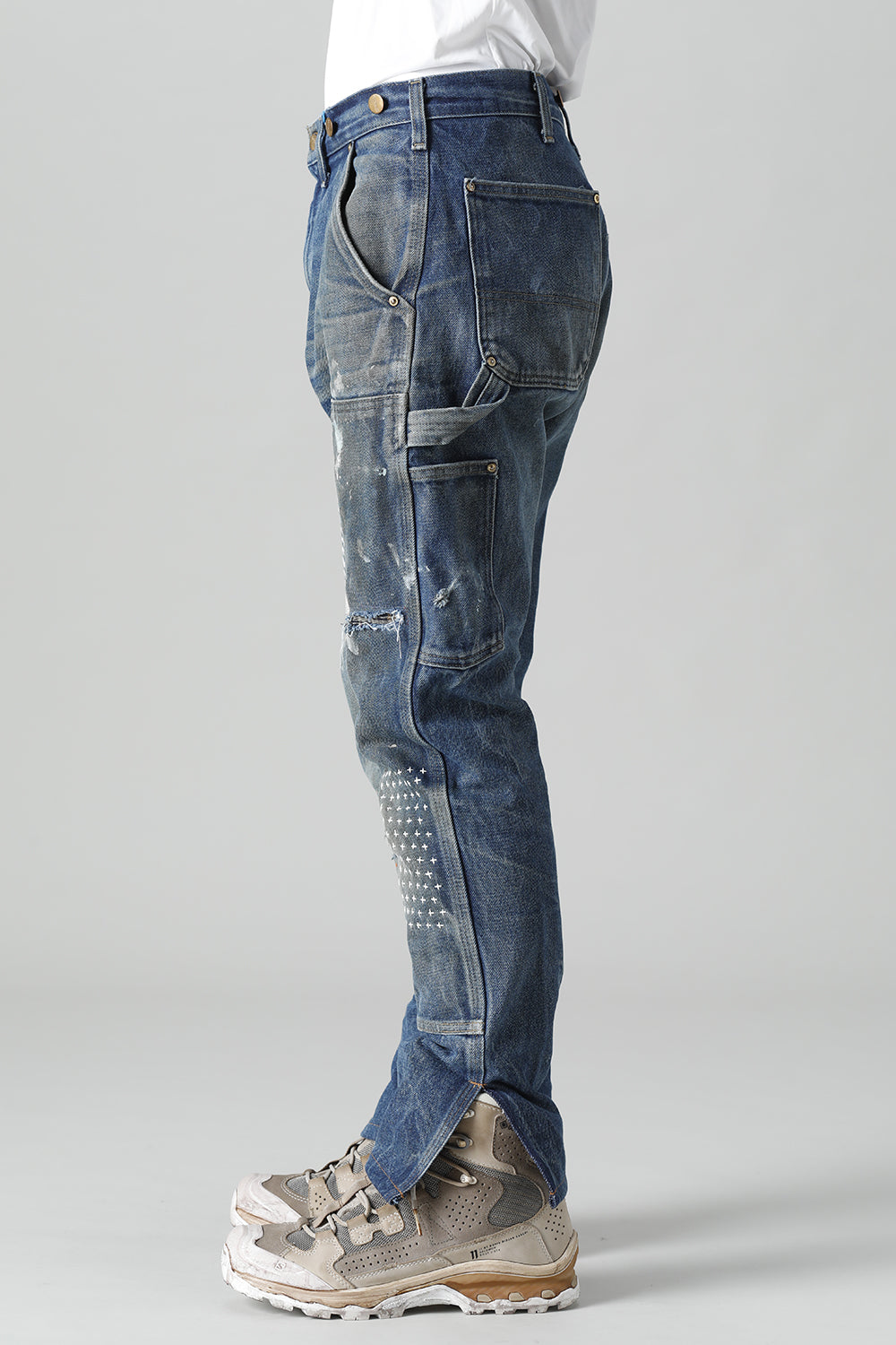 REWORKED PAINTER DENIM PANTS