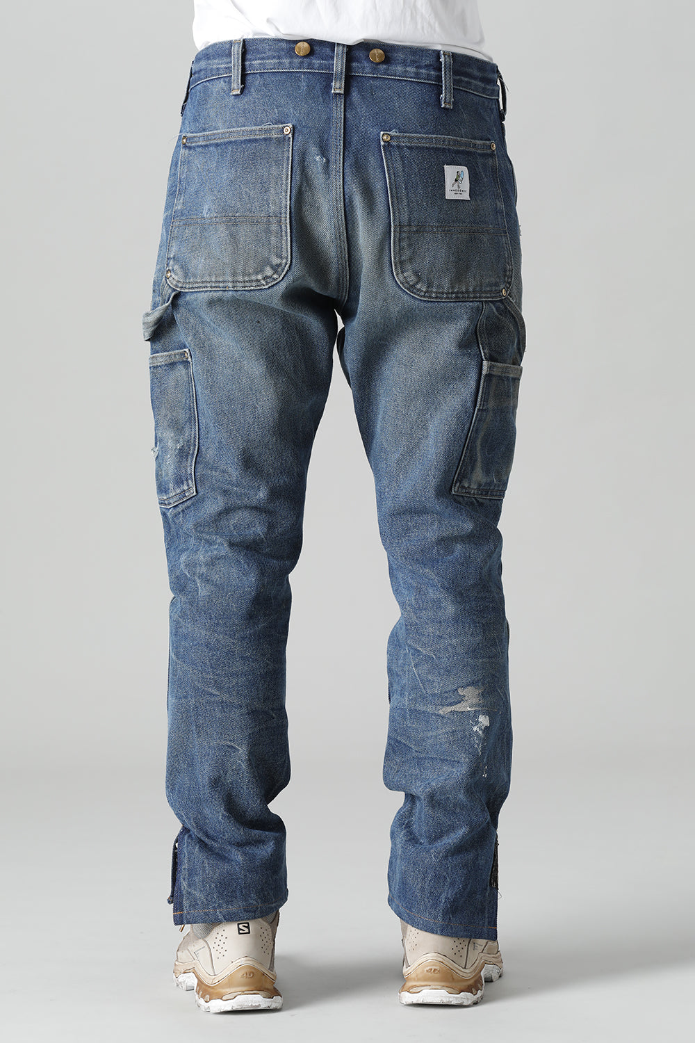 REWORKED PAINTER DENIM PANTS