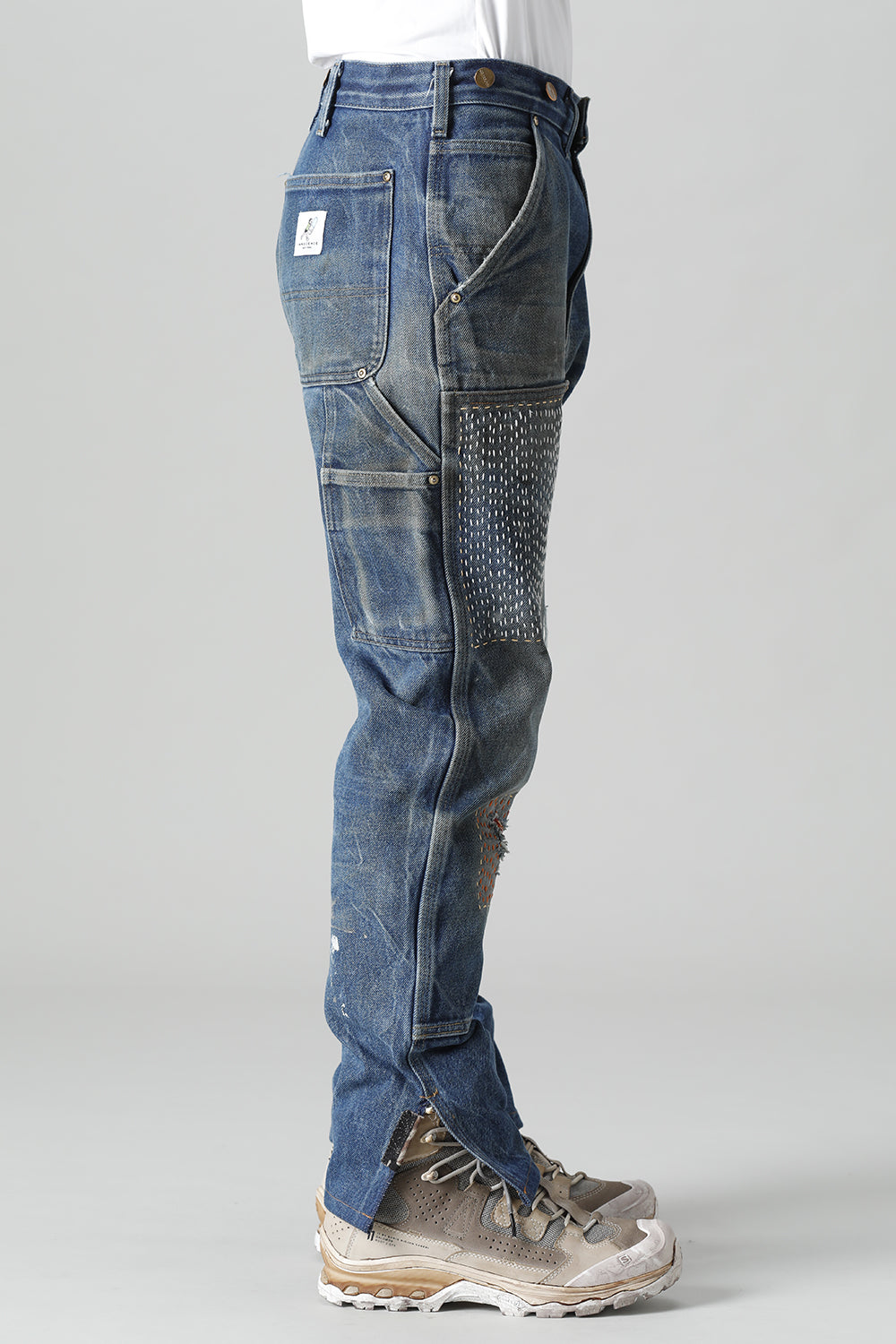 REWORKED PAINTER DENIM PANTS
