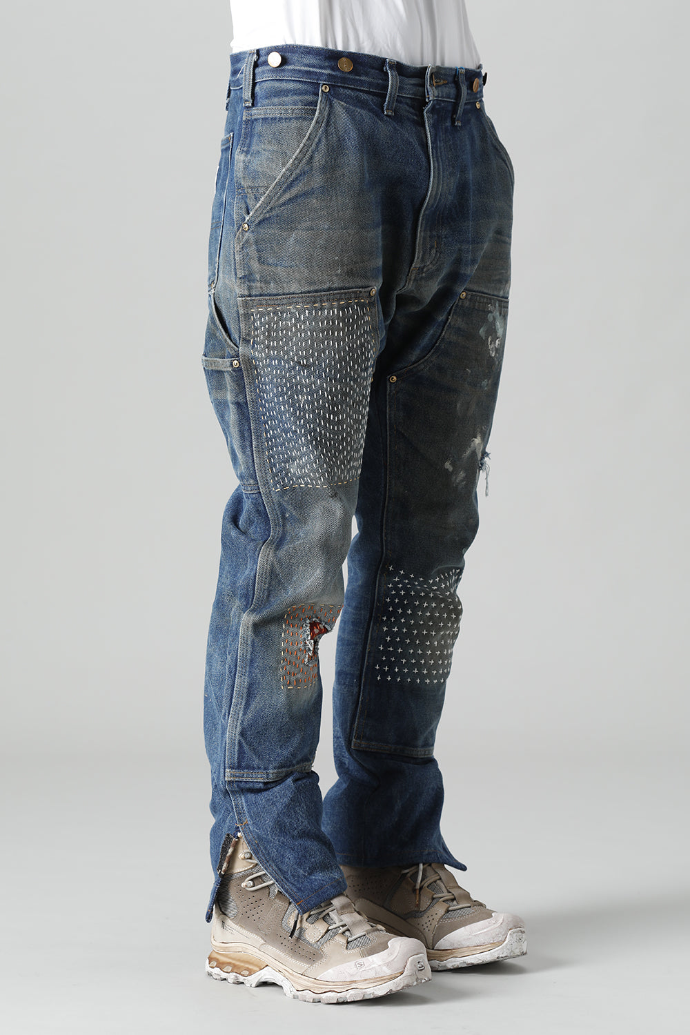 REWORKED PAINTER DENIM PANTS
