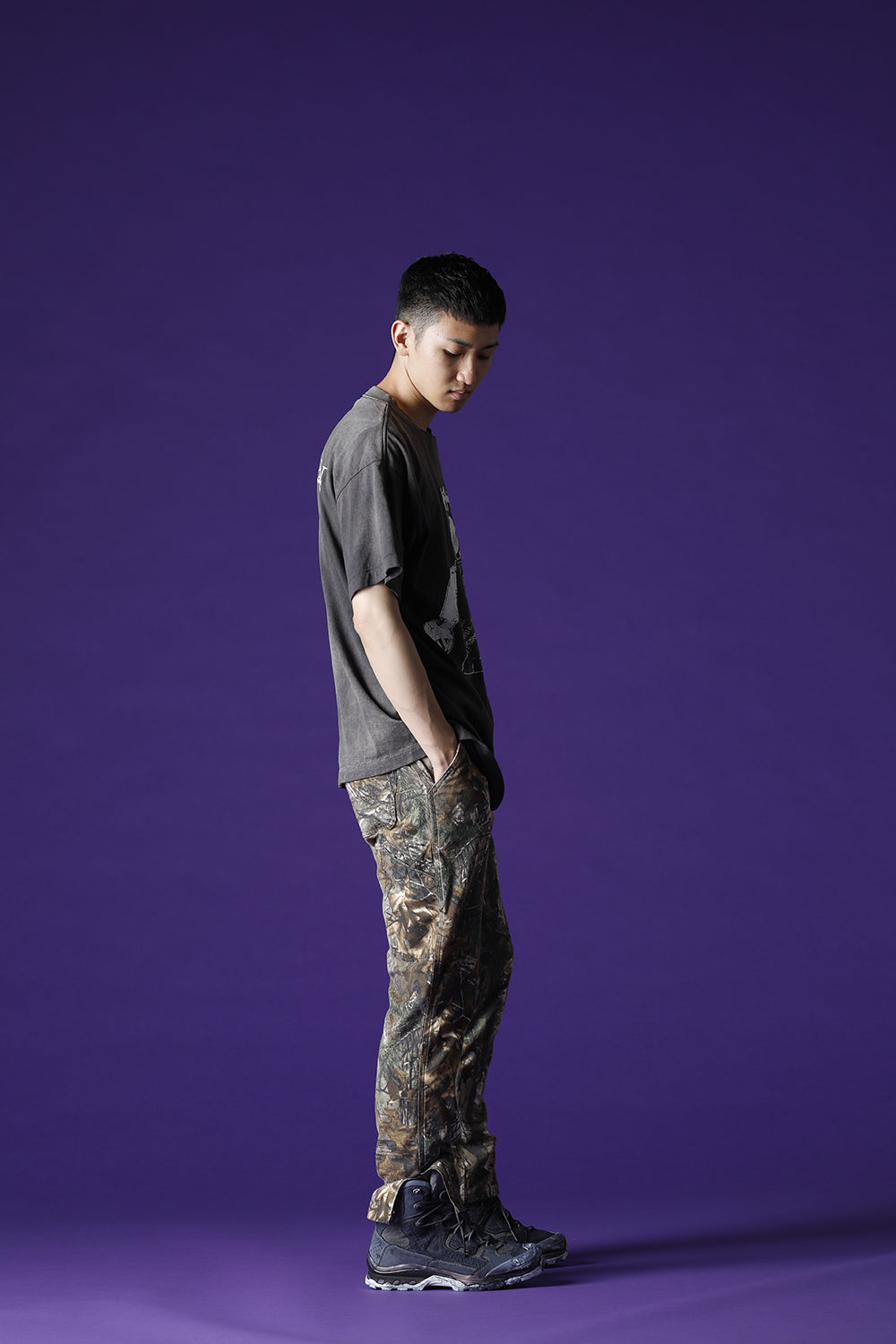 リワークド カモフラージュパンツ