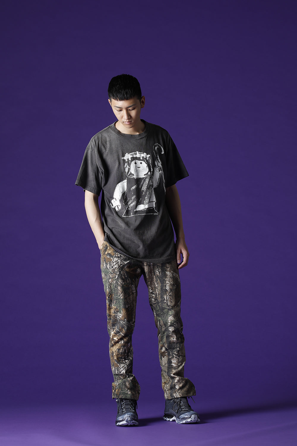 リワークド カモフラージュパンツ