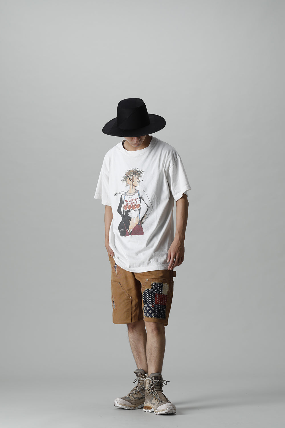 REWORKED PAINTER SHORTS