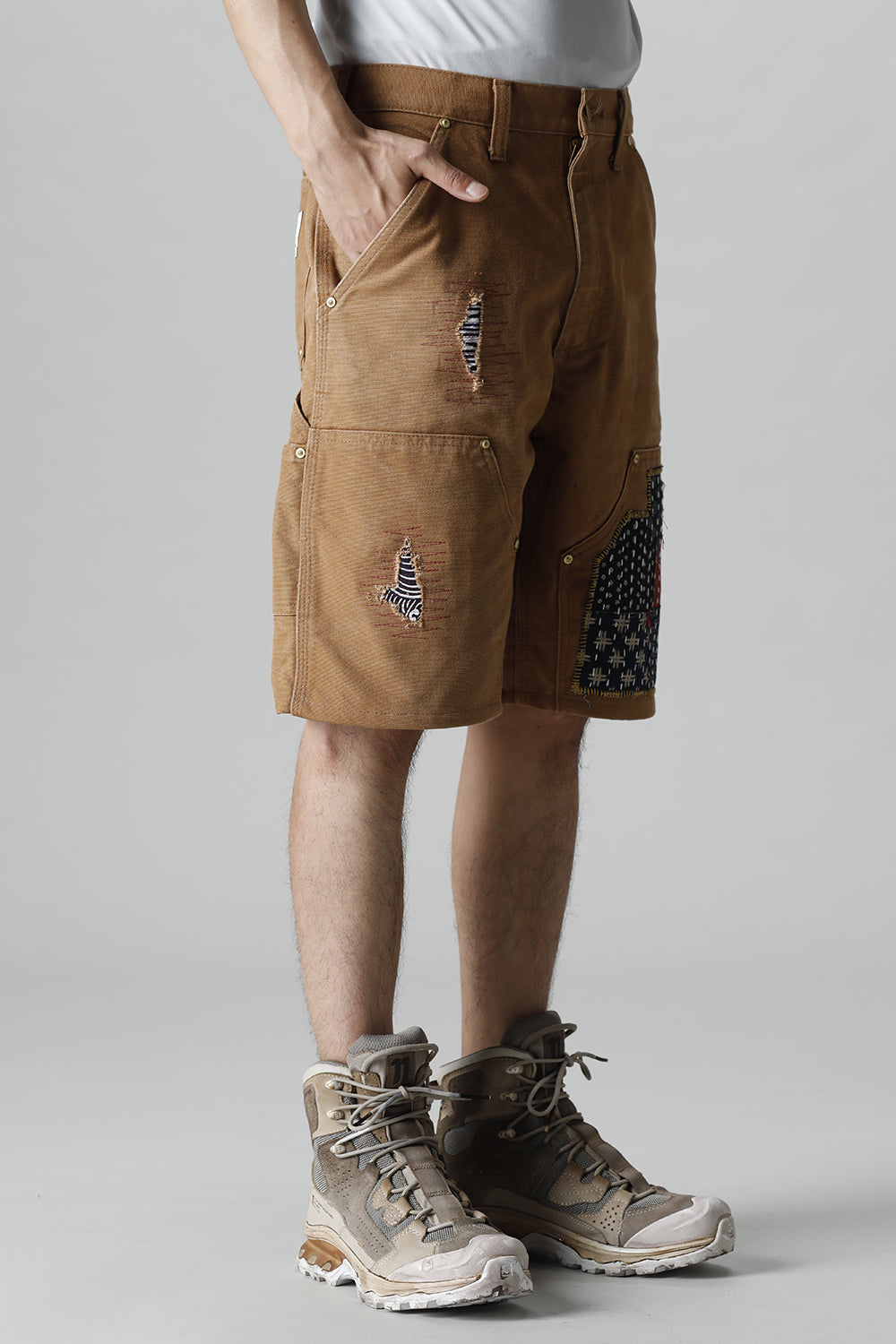 REWORKED PAINTER SHORTS