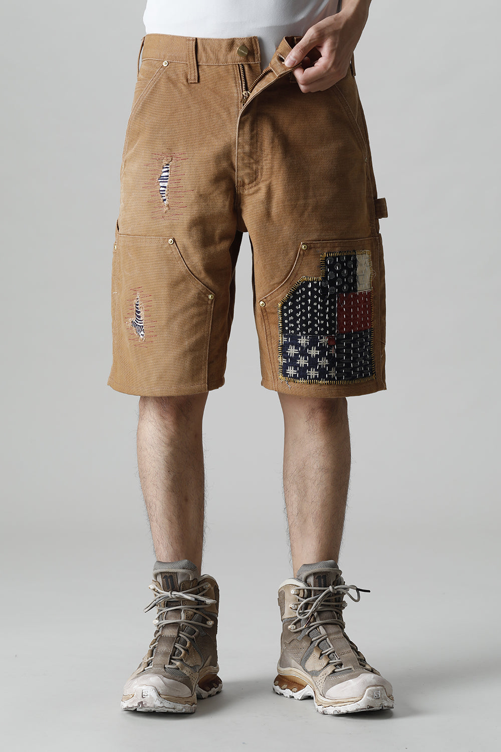 REWORKED PAINTER SHORTS