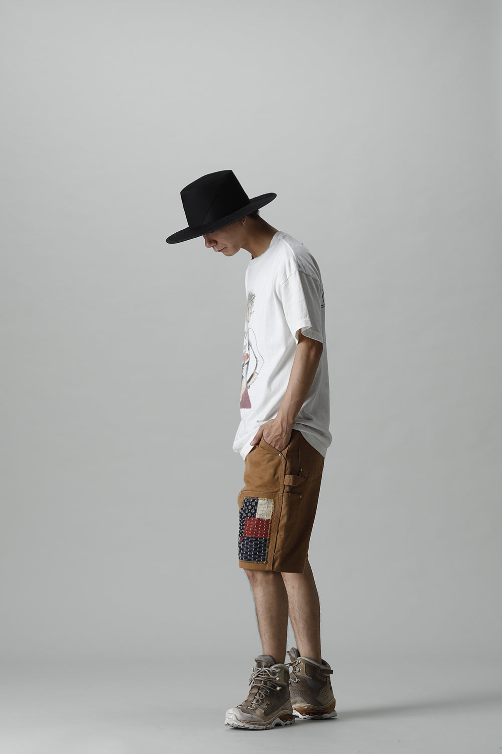 REWORKED PAINTER SHORTS